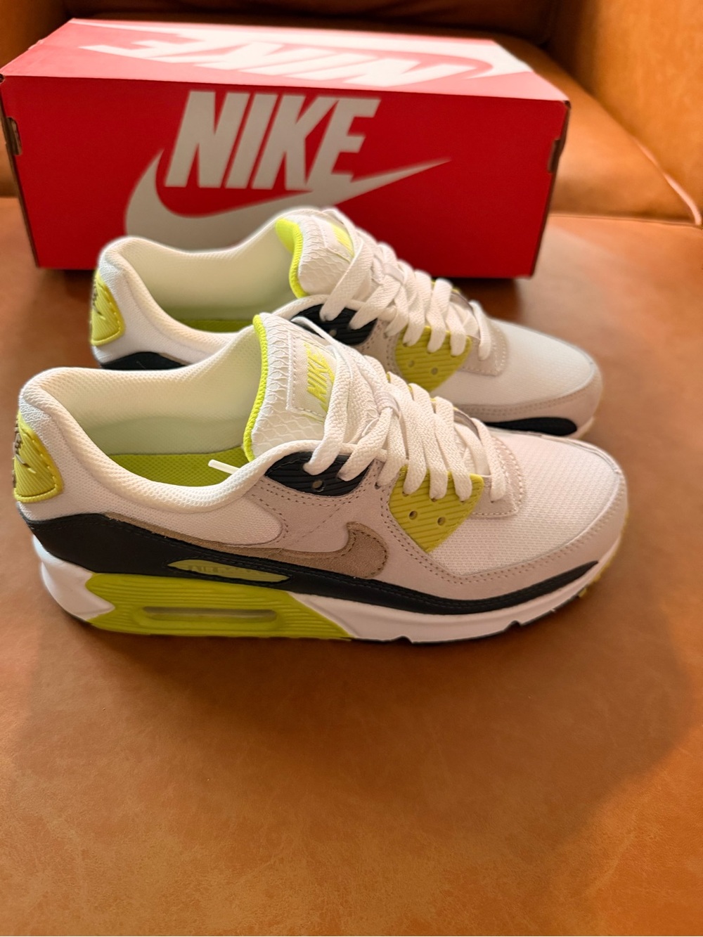 Nike Men’s Air Max 90 White Black Volt